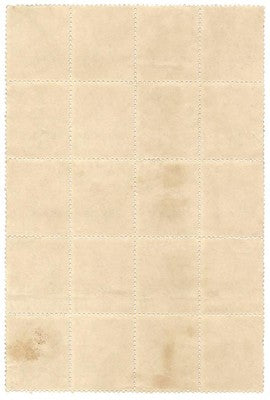 India KGV Service 1a3p used block of 20.