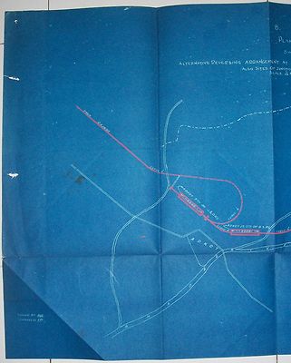 India 1941 Jasdan State proposed Adkot reversing railway map. 1 mile = 4 inch.