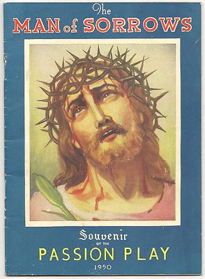 India 1950 Souvenir of The Passion Play.