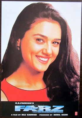 India Bollywood Press Kit 2001 Farz Jackie Shroff Sunny Deol Preity Zinta