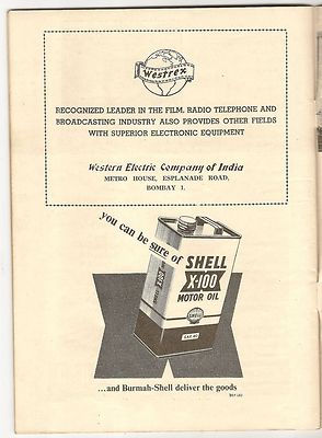India 1950 Souvenir of The Passion Play.